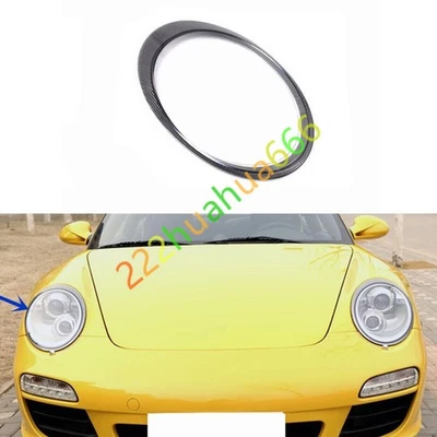 Cubierta transparente del objetivo del faro lateral derecho + pegamento sellador para Porsche 911 2006-2011 Foto 1 de 4