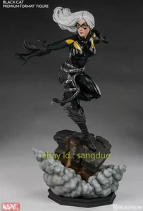 Genuine SS 1/4 3004651 Black cat Exclusive Model Collectible Statue In Stock - Picture 1 of 8