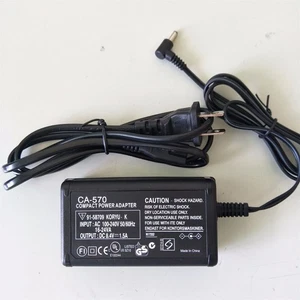 For Canon CA-570 Power Adapter DSLR Camera DV Camcorder Charger with Power Cord - Photo 1 sur 5