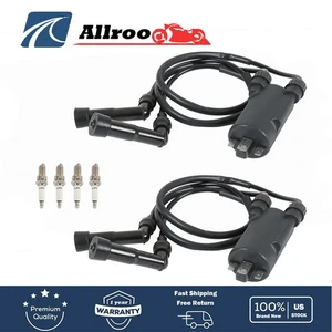 Ignition Coil & Spark Plug W/ Cap For Honda CB900 CBX Super Sport CB650 CB750 - Picture 1 of 14