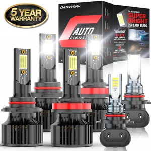 Kit combinado de faros LED + luz antiniebla 6000K para Acura MDX 2004-2006 - Imagen 1 de 15