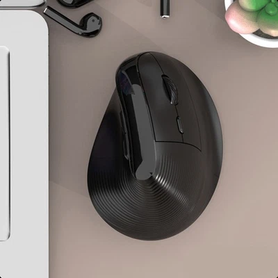  Wireless Mouse 4000DPI Ergonomic Design Reduce Muscle Strain Vertical - Image 1 of 4