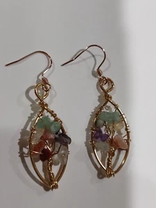 Natural Stone Earrings - Picture 1 of 3