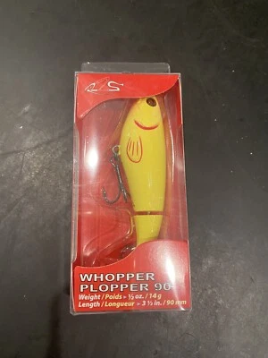 River2Sea Whopper Plopper 90 3 1/2" 1/2 盎司骨头 — 第 1/2 张图片