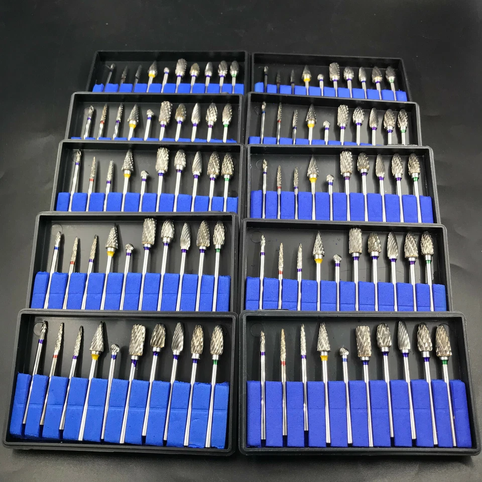 1/5/10 Laboratorio Dental Pulido Fresas Taladros Acero Tungsteno Carburo Fresas 2.35MM Foto 1 de 4