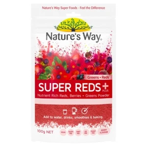 Nature's Way Super Reds+ 100g Powder Plus Greens Daily Antioxidant Support - Bild 1 von 1