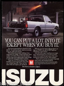 1987 ISUZU Pickup advertisement, Isuzu P’UP pickup truck - Picture 1 of 1