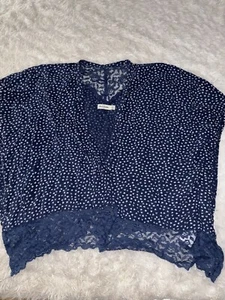 Abercrombie Kids Girls Sz. L/XL Shawl, Wrap Heart Top. Pretty - Picture 1 of 9