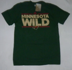 NEW ADIDAS NHL Minnesota Wild Ice Hockey T Shirt Men M Medium NWT - Picture 1 of 1