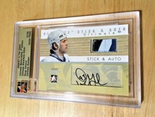 2006-07 In The Game Ultimate Memo Ultimate Stick/Auto Silver DOUG GILMOUR #12/50