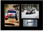 Kalle Rovanpera World Rally Champion 2022 Wrc Signed Photo Display Mount A4