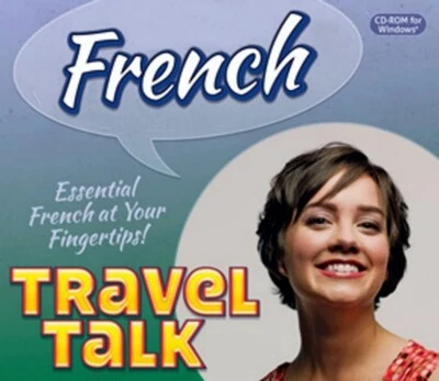 French Travel Talk Language Tutorial Learn Essentials PC Software Sealed New - Image 1 of 4