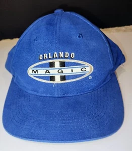 Deadstock Vintage Sports Specialties Orlando Magic Snapback 90s NBA Hat Blue - Picture 1 of 5