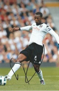 FULHAM & GHANA: JOHN PAINTSIL SIGNED 6x4 ACTION PHOTO+COA - Picture 1 of 1