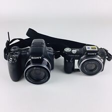 2 Sony Cybershot Digital Cameras Dsc-H3 & Dsc-Hx1 For Parts Or Repair