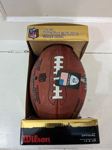NFL Authentic Wilson The Duke Game Football Super Bowl XLV Packers Steelers Cover
