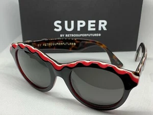 RetroSuperFuture T1S Mona Zigzag Frame Size 54mm Sunglasses NIB - Picture 1 of 2