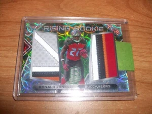 2018 Panini Football Ronald Jones II Rookie Jumbo 5 Color Patch Card 23/50 - Picture 1 of 3