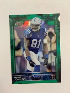 2015 Topps Chrome GREEN Andre Johnson #96 - Picture 1 of 10