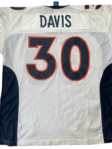 Vintage 90s Terrell Davis #30 Denver Broncos NFL Jersey Champion Mens Size 48 XL Cover