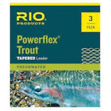 Rio Powerflex 7.5 ft. Leader 3 Pack - 0X - Fly Fishing