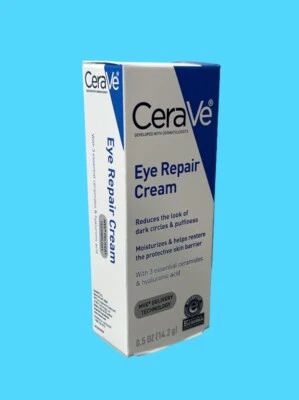 Crema reparadora de ojos CeraVe con ceramidas y ácido hialurónico. 0,5 OZ - ¡¡NUEVO!!! Foto 1 de 4