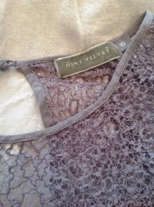 MINT VELVET - Grey Top / Blouse Size 10 - Picture 1 of 7