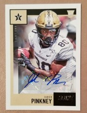 Jared Pinkney RC 2020 Score Rookie Autograph Football Card
