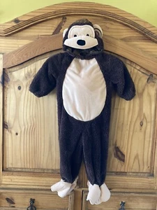 Koala Kids Brown Monkey Hooded Halloween Costume - Size 12-18 Months - Picture 1 of 10