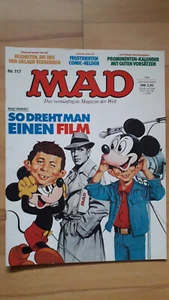 Deutsches MAD Nr.117 - TOP Z0-1 ORIGINAL BSV COMICHEFT Satire Alfred E.Neumann - Picture 1 of 3