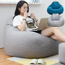 Sitzsack Stühle Couch Sofabezug Lazy Lounger Beanbag Sessel ohne Füllung