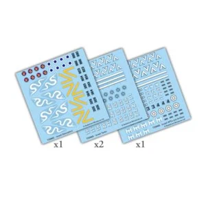 Team Yankee Israeli Decal Set (WWIII x4 Decal Sheets) - Picture 1 of 1
