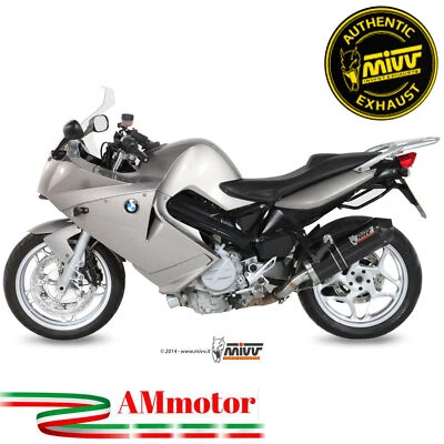 Mivv Bmw F 800 S / ST 2007 Terminale Di Scarico Moto Marmitta Oval Carbonio Cap Foto 1 de 3