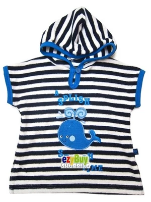 Fisher Price Hoody Baby Summer Boys Swim Coverup - image 1 of 4