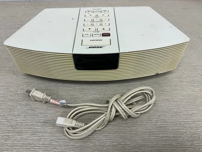 Bose Wave Radio Model AWR1  AM/FM Radio White Alarm Clock - Image 1 of 4