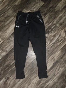 Under Armour Youth Boys Size XL Jogger Black Sweatpants - Picture 1 of 6
