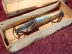 ESCA DA PESCA VINTAGE MOLTO VECCHIA SPECIALDRAG SVEZIA SVEDESE IN SCATOLA ORIGINALE - Foto 1 di 9