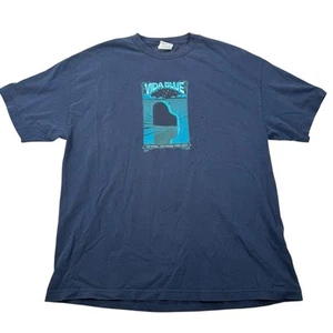 2002 Vintage Vida Blue Concert T-Shirt Tour Band Phish Rare Size XL AAA Tag - Picture 1 of 8