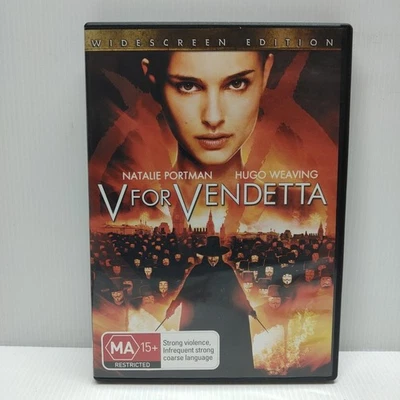V For Vendetta DVD - Natalie Portman (Region 4, 2006) Free post - Image 1 of 4