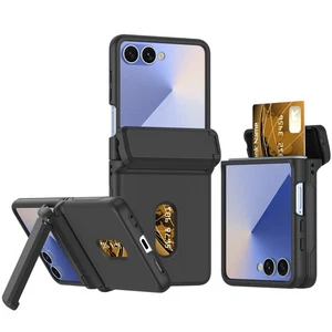 Para Samsung Galaxy Z Abatible 5/6/7 A prueba de golpes Rígido PC Abatible Estuche Ranura para Tarjeta y Soporte - Imagen 1 de 63