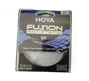NEW HOYA FUSION ANTISTATIC UV Filter Polarizing/Polarizer Multi-Coating 82MM - Picture 1 of 12