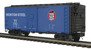 MTH Premier 20-93938 Weirton Steel 40' Boxcar 3 Rail #12023 - Picture 1 of 3