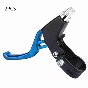 Blue 1 Pair Aluminium Alloy Mountain Bike Bicycle Cycling Brake Level Hand MA - Picture 1 of 22