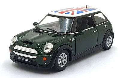 Kinsmart 1/28 Scale Pull Back & Go TY1245 - Mini Cooper S - Green - Image 1 of 4
