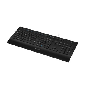 Logitech K280e Pro Wired Business Keyboard, QWERTZ German Layout - Black Schwarz - Picture 1 of 1