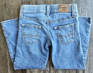 Levi’s Denizen Pull On Straight Leg Slim Jeans Youth 4 Regular Elastic Waist - Picture 1 of 8