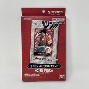 Gioco di carte One Piece supporto acrilico ufficiale bandai giapponese VENDITORE USA - Foto 1 di 4