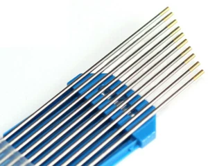 10x Wolfram Elektrode Gold 2,4mm WL15 Wolframelektrode WIG Nadel Schweißen - Bild 1 von 2