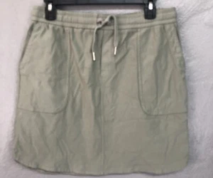 Athleta Womens  Skort Size M  Stretch Olive Green Cotton Blend - Picture 1 of 14