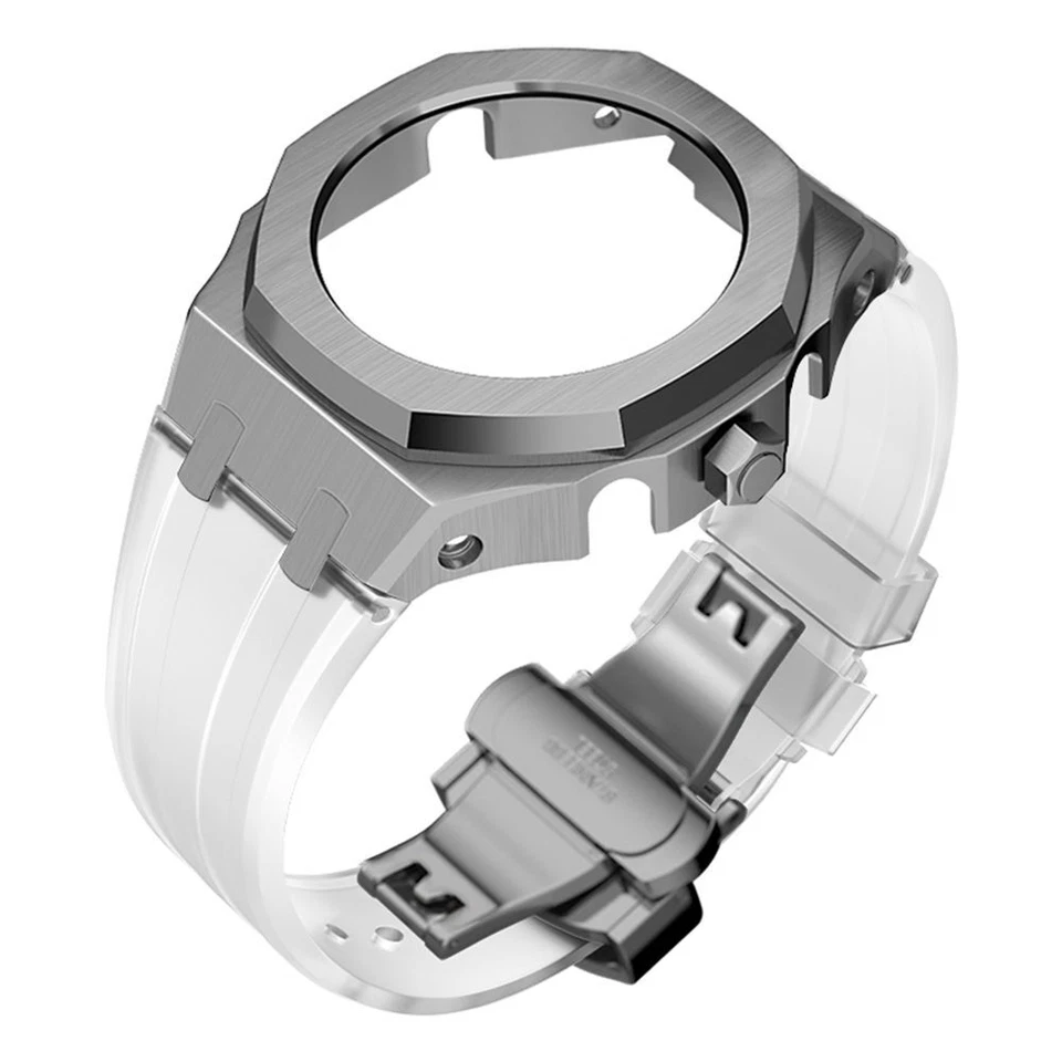 高级 316L 不锈钢保护壳 + 表带 AP Mod 套件适用于卡西欧ak GA2100/GA2110 — 第 1/4 张图片